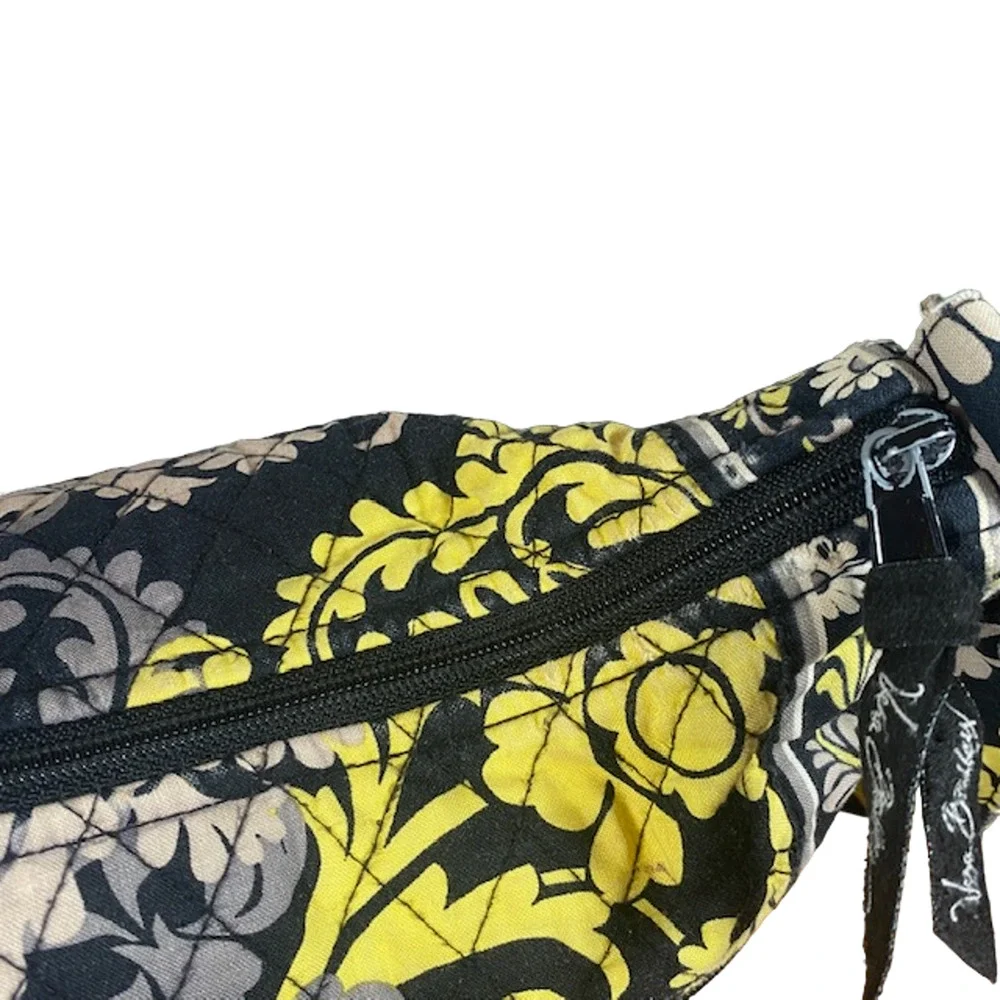 Vera Bradley Women’s Yellow Floral Quilted Shoulder Bag Purse